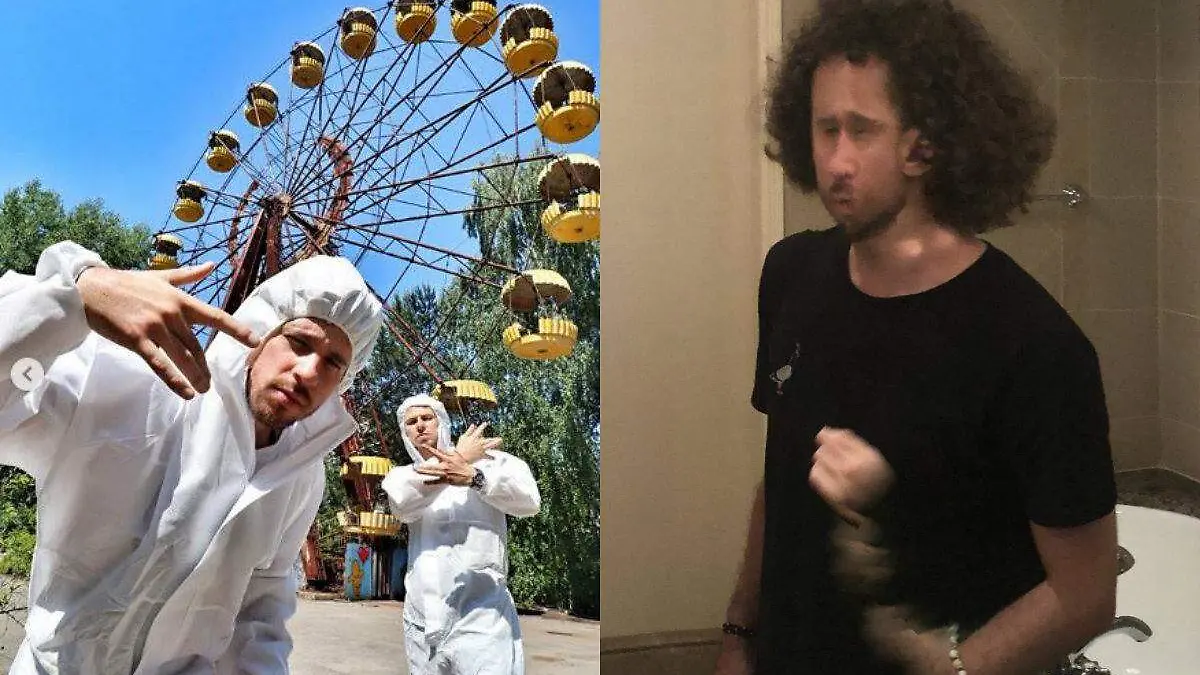 collage Luisito Comunica le parece divertida la tragedia de Chernobyl 